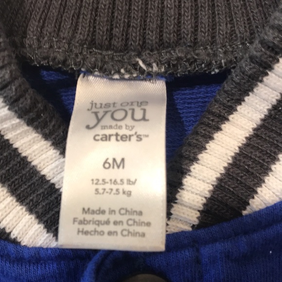 Just One You by Carter’s Cotton Bomber Jacket - Picture 3 of 4